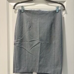 Express Light Gray Pencil Skirt